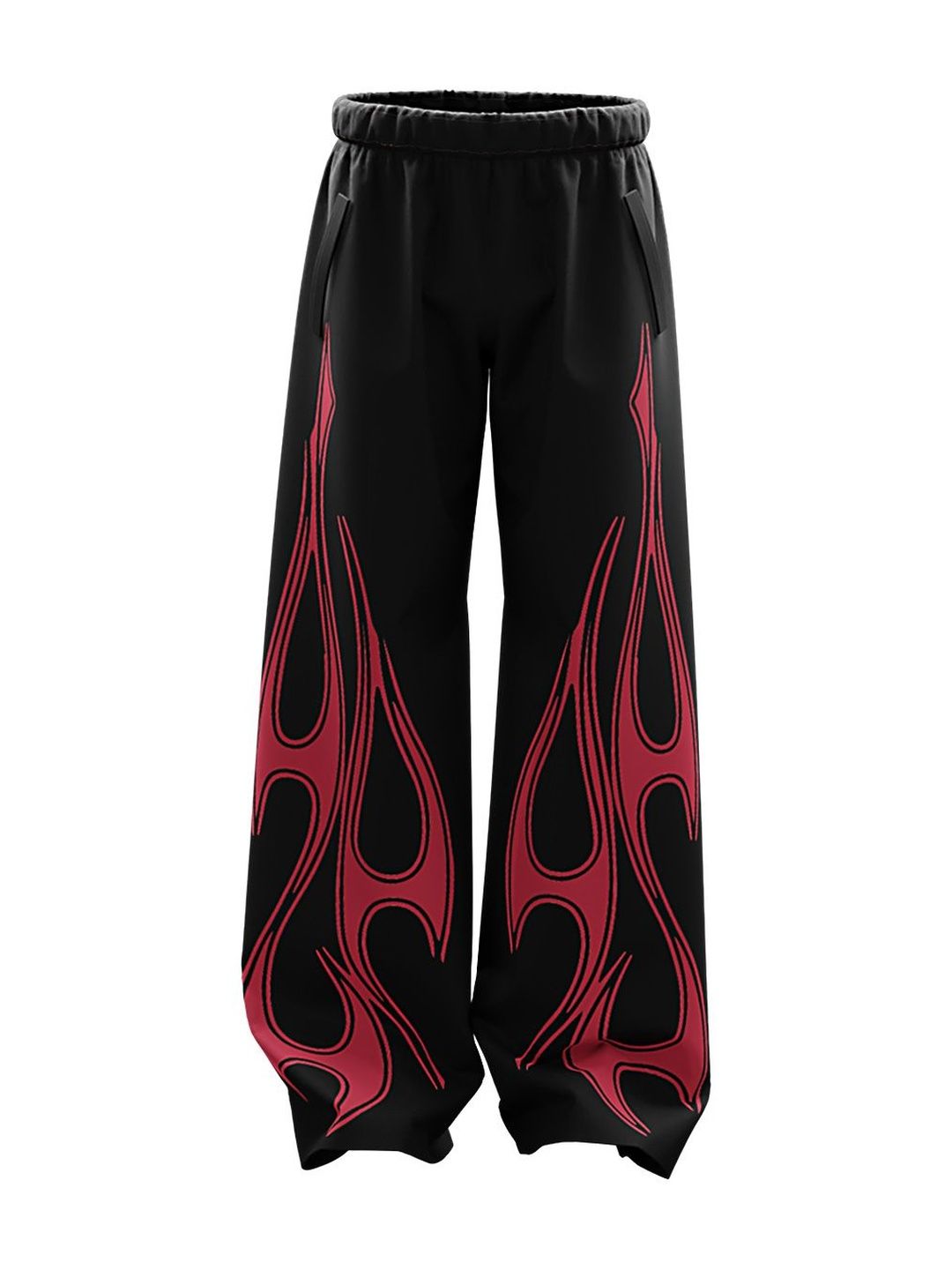 GENRAGE Men Printed Baggy Track Pants-picture-37