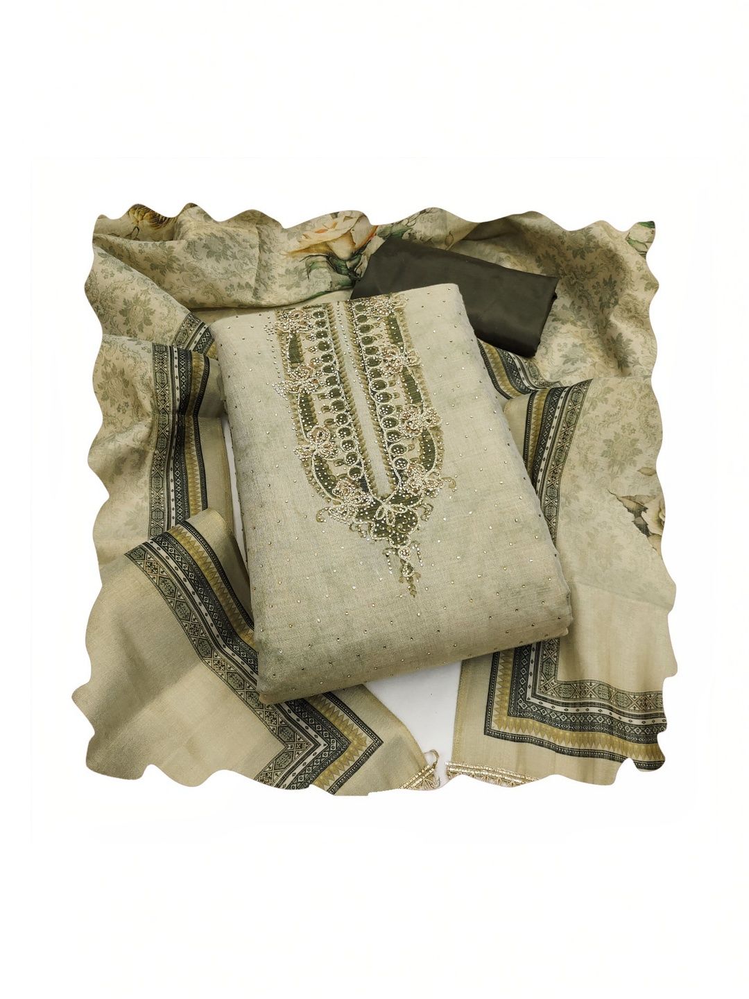 Maroosh Embroidered Unstitched Dress Material-picture-18