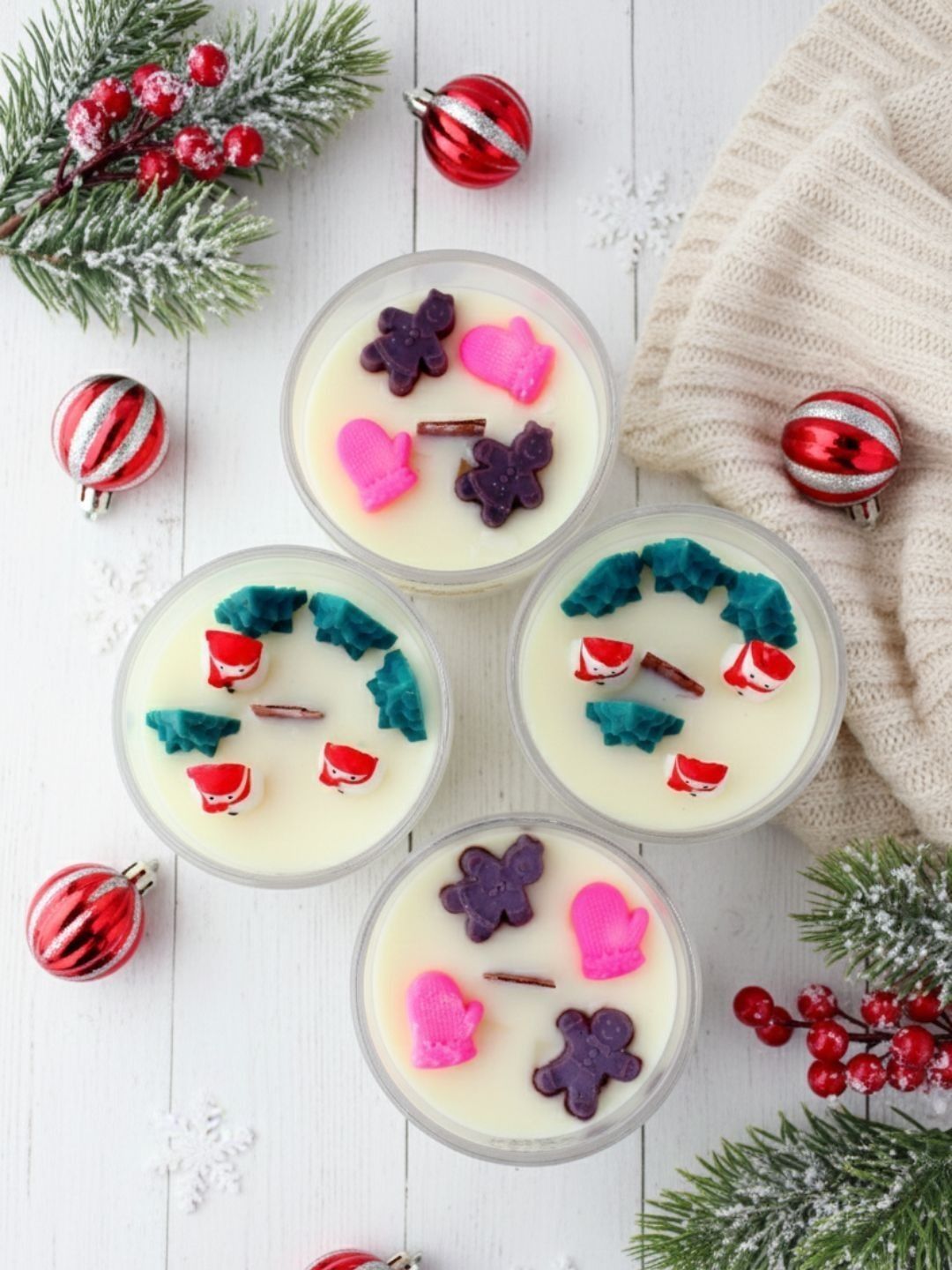 Velvetine Soiree White & White 4 pieces Jar Candle-image-44