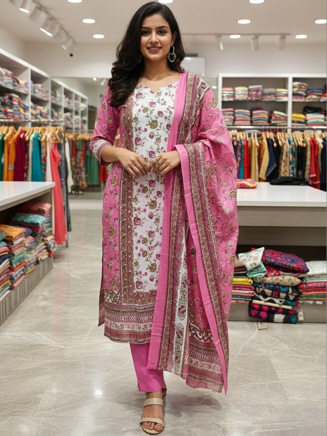 SALWAR STUDIO Printed Unstitched Dress Material-picture-6