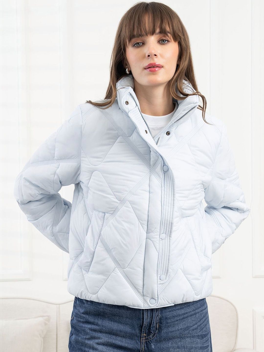 Red Tape Women Lightweight Quilted Jacket-image-4