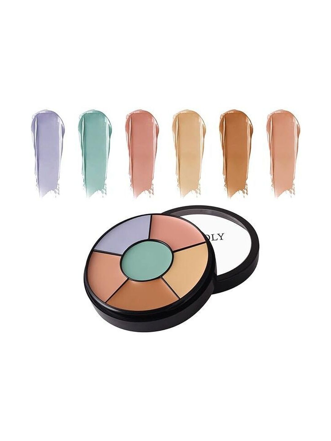 WRYAK Cruelty-Free Dark Spots Concealer - Purple Green Peach Light & Dark Brown & Yellow-image-1