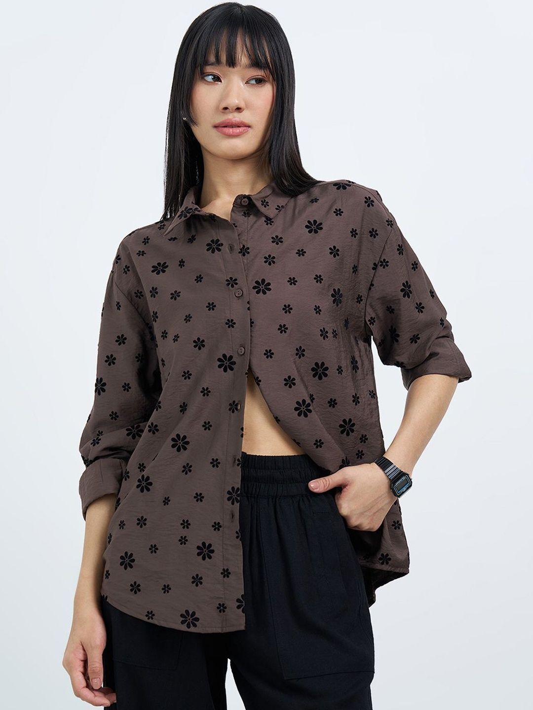 Honey by Pantaloons Floral Print Top-image-44