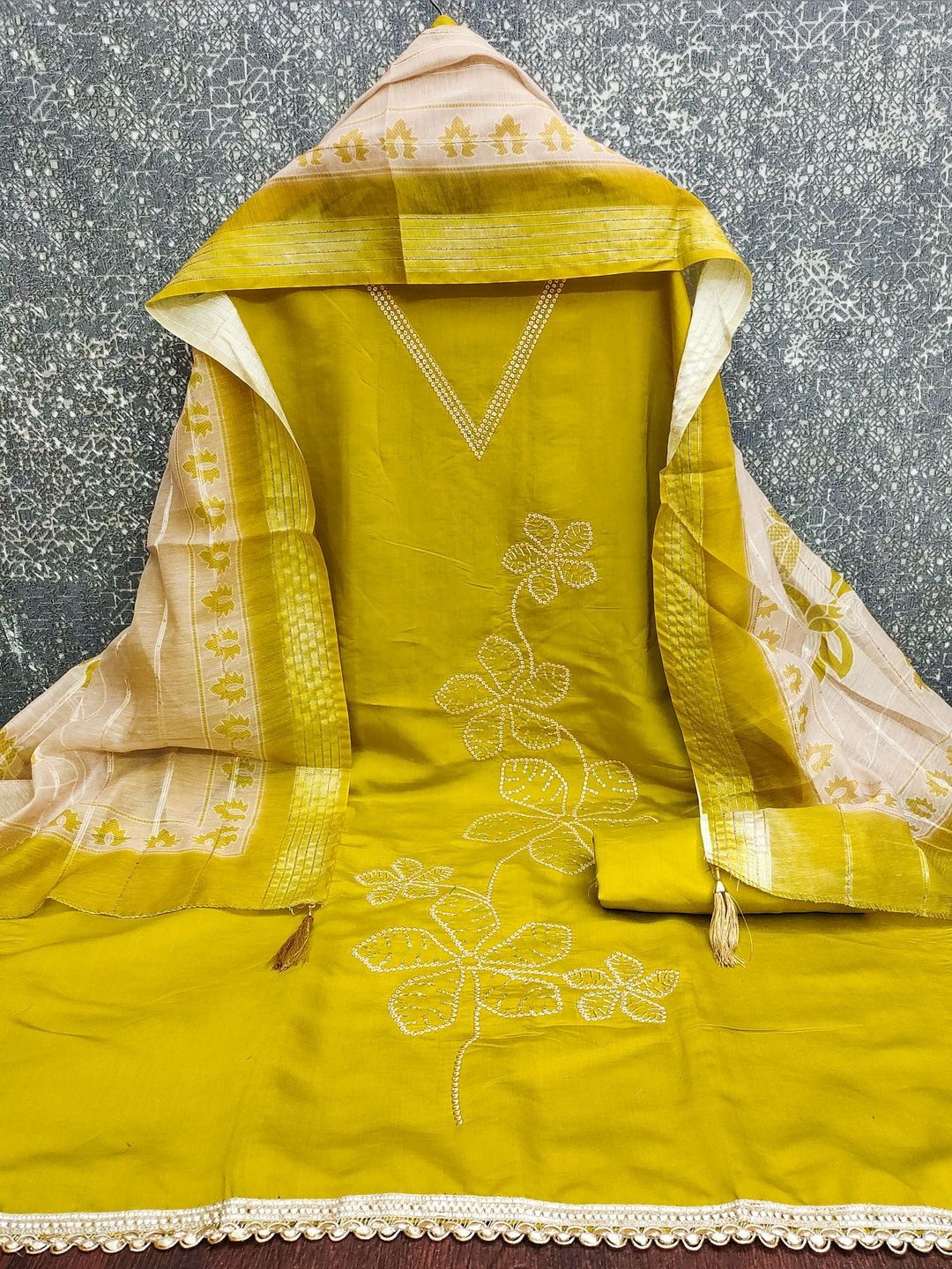 Maroosh Embellished Unstitched Dress Material-picture-28