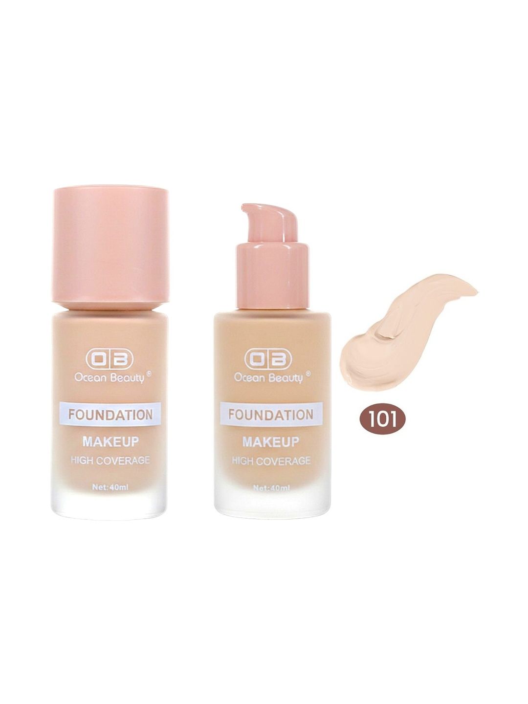OB Ocean Beauty Waterproof Base Liquid Foundation - 40 ml- Shade- 101-picture-27