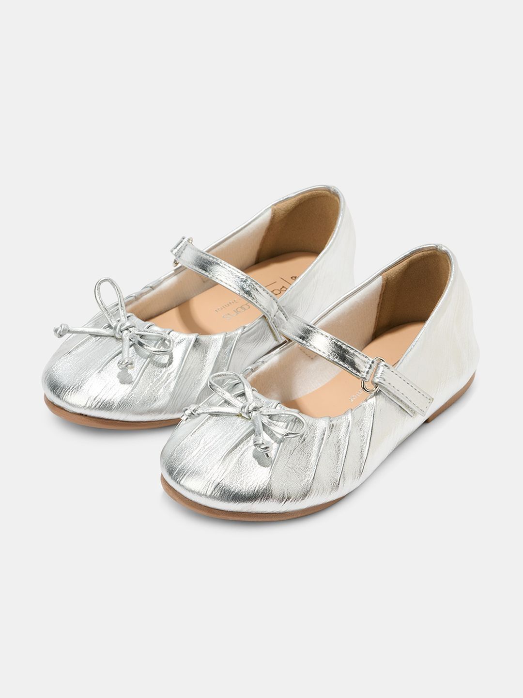 Pantaloons Junior Girls Embellished Party Fashion with Bows Flats-picture-17
