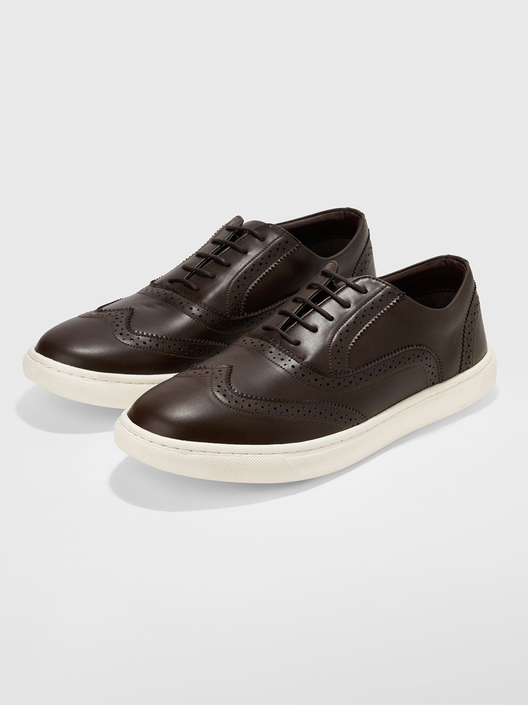 Urban Ranger by pantaloons Men Perforations PU Sneakers-picture-23