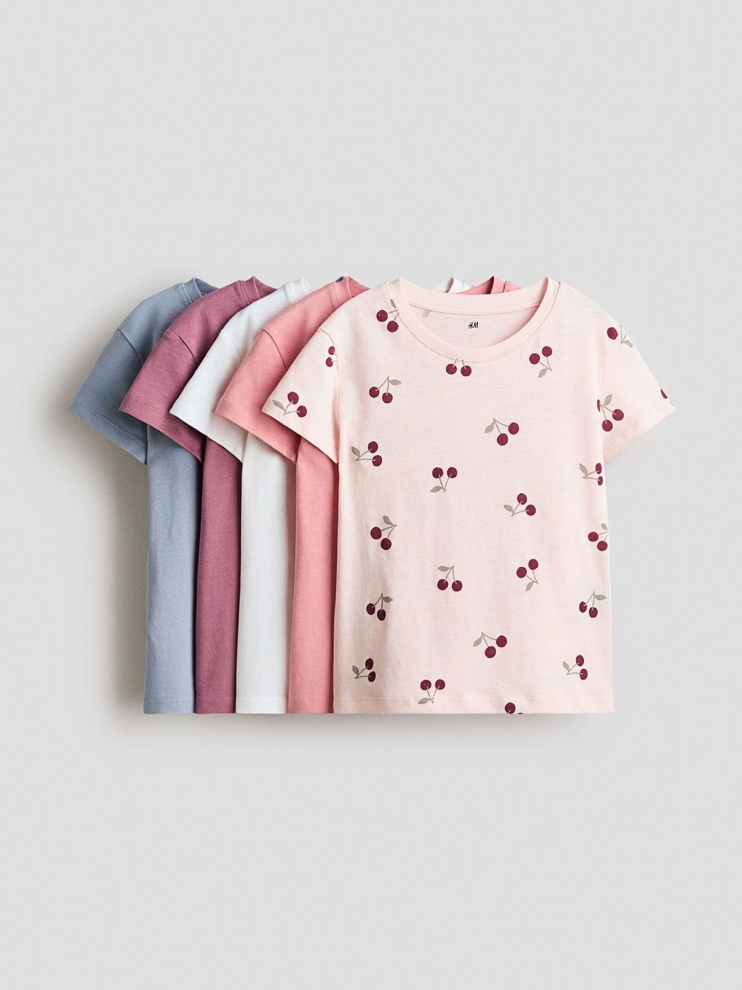 H&M 5-Pack Pure Cotton T-shirts