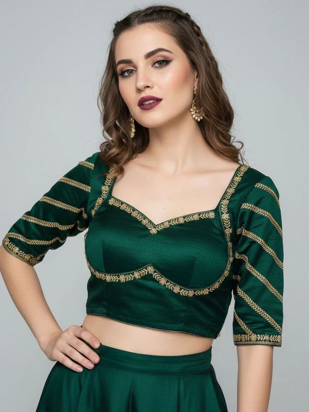 Monamaar Embroidered Saree Blouse-picture-16