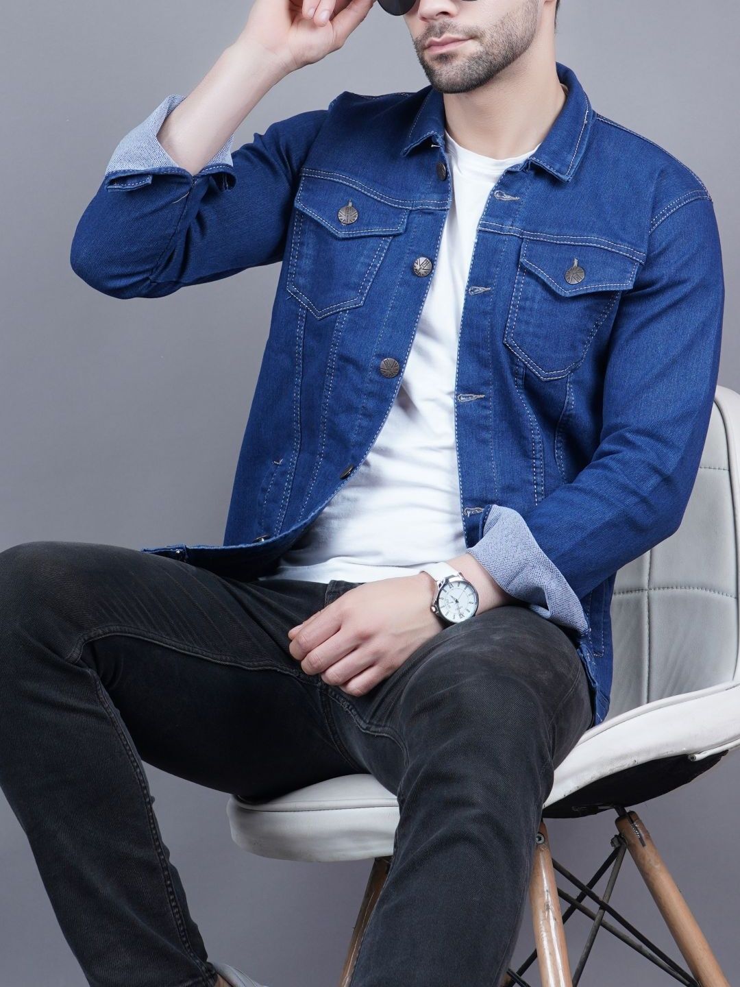 Metronaut Men Lightweight Denim Jacket-picture-33