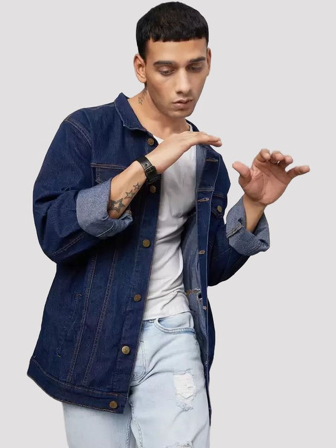 Metronaut Men Lightweight Denim Jacket-picture-31