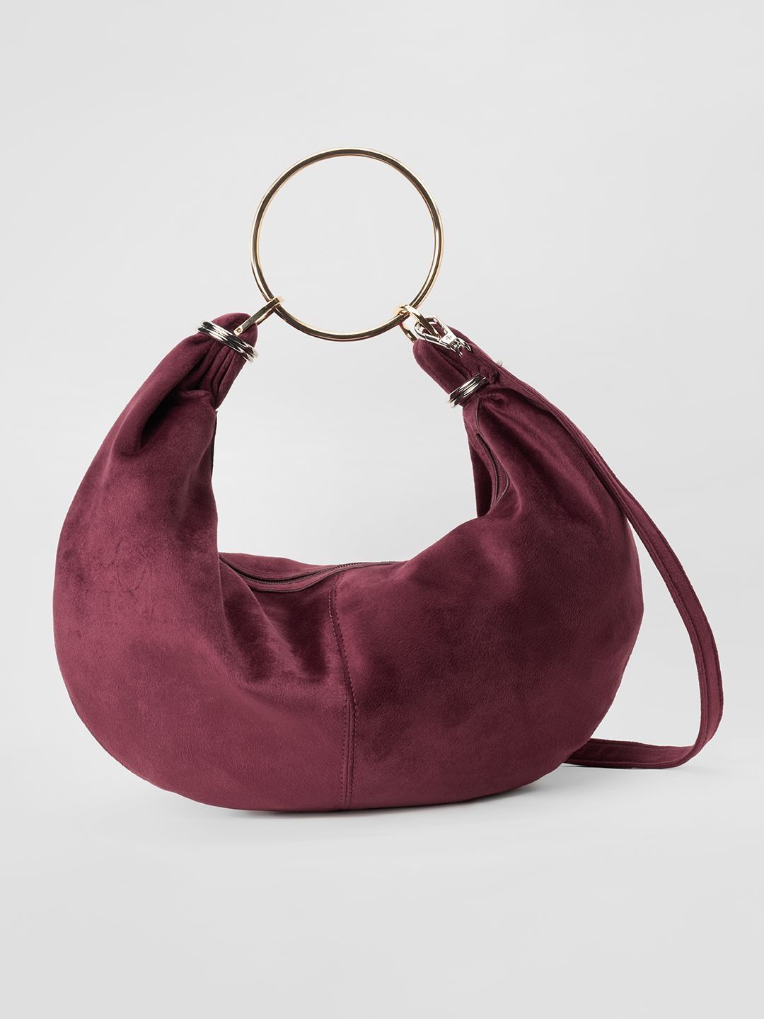 Forever Glam by Pantaloons PU Half Moon Shoulder Bag-picture-12