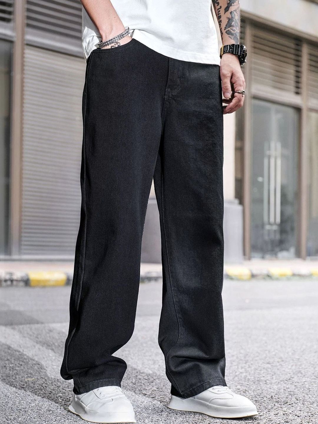 UNITED DENIM Men Loose Mid-Rise Stretchable Jeans-picture-42