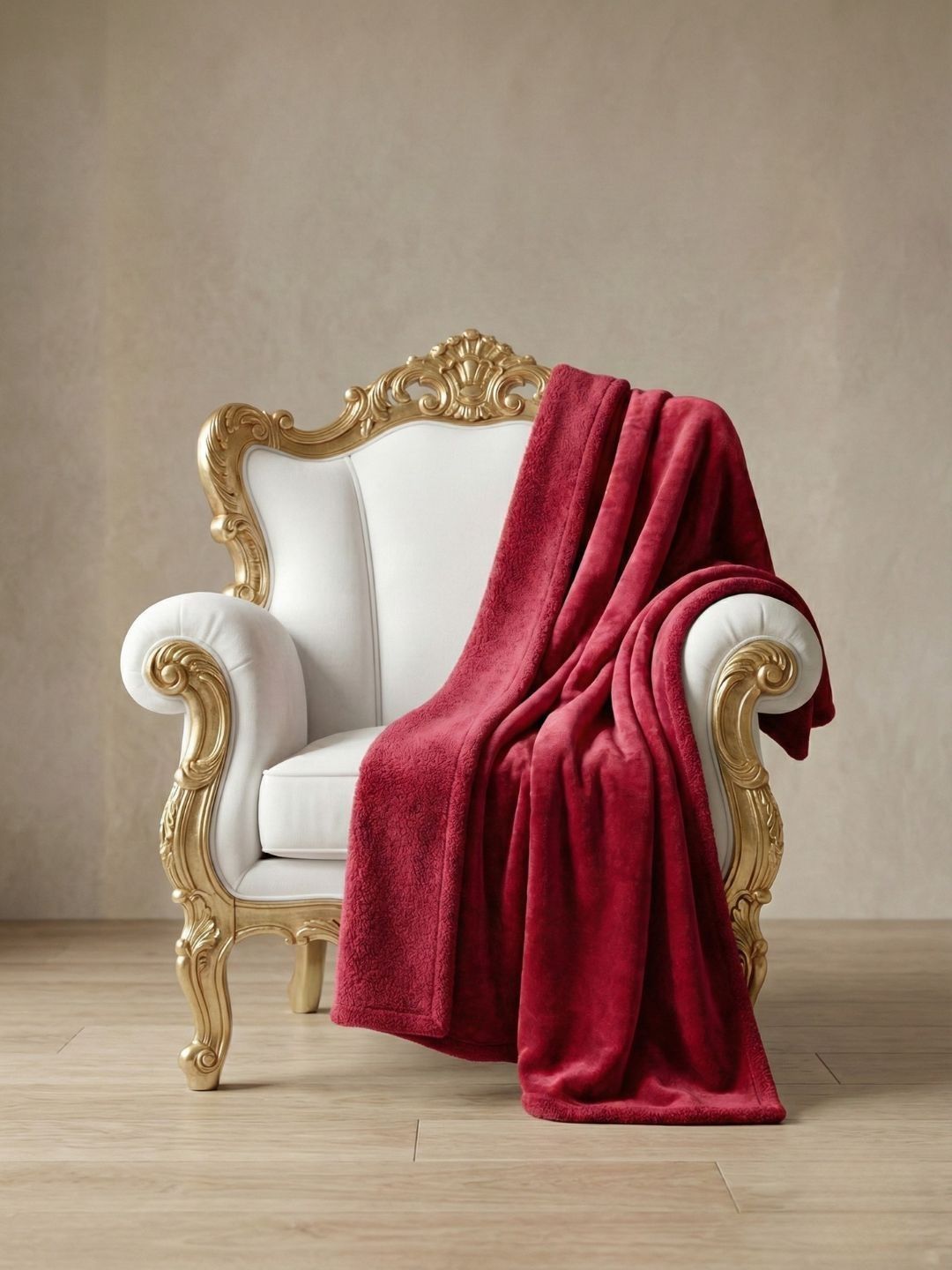BED-SHEET.COM Rose & Red AC Room 400 GSM Blanket-picture-45