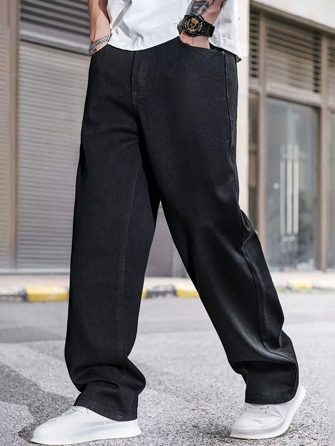 UNITED DENIM Men Loose Mid-Rise Stretchable Jeans-picture-33