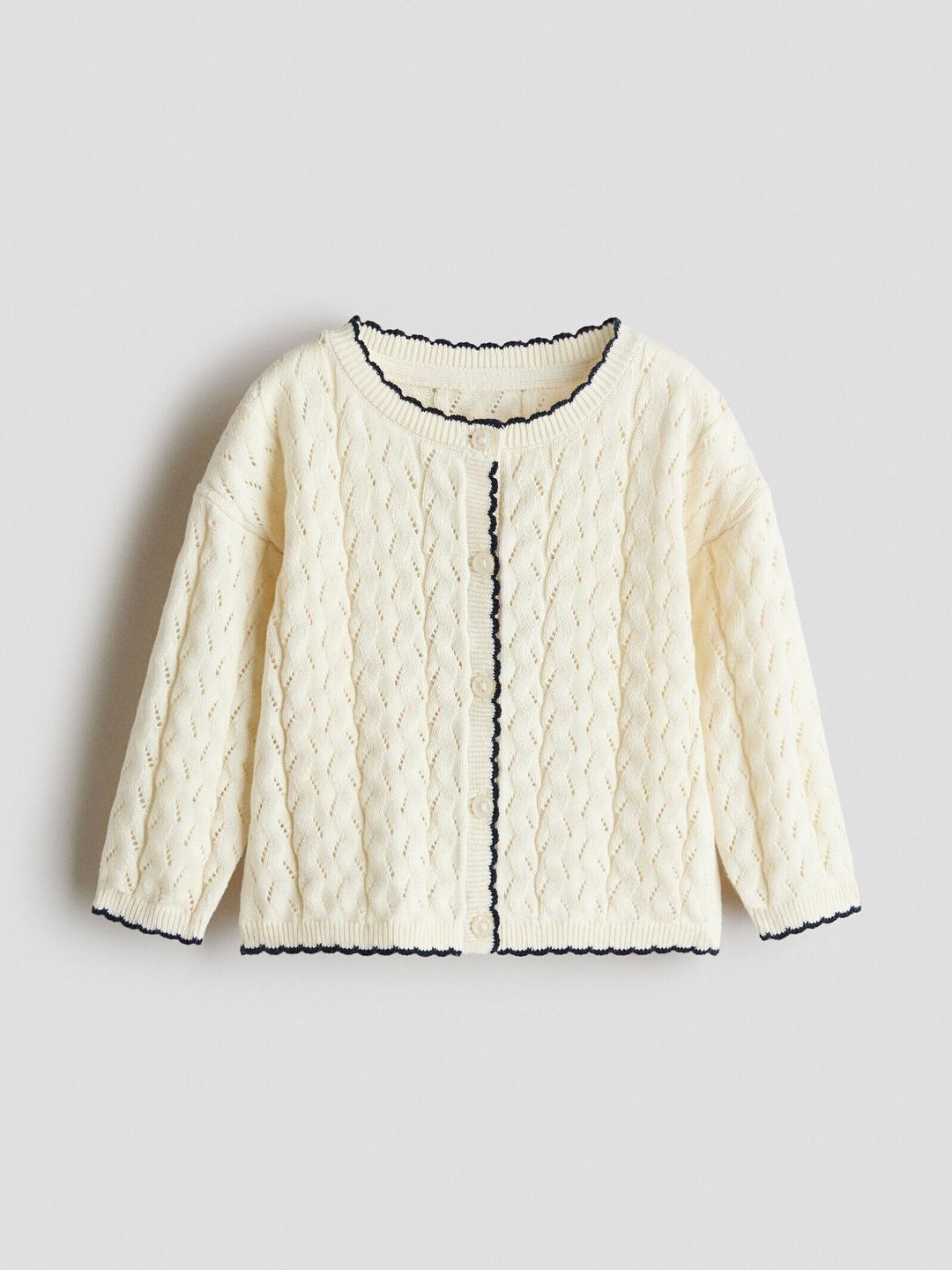 H&M Pointelle-Knit Cardigan-picture-22