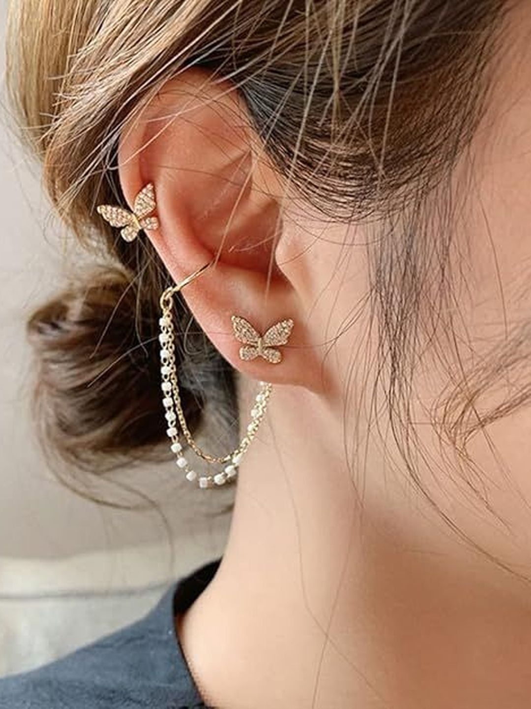 LIMINE JEWELS Quirky Ear Cuff Earrings-picture-12