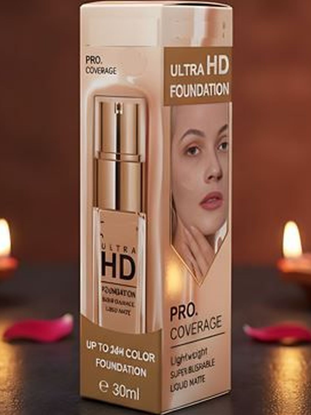 B INIK Pro Coverage Liquid Foundation- 30 ml- Beige-picture-24