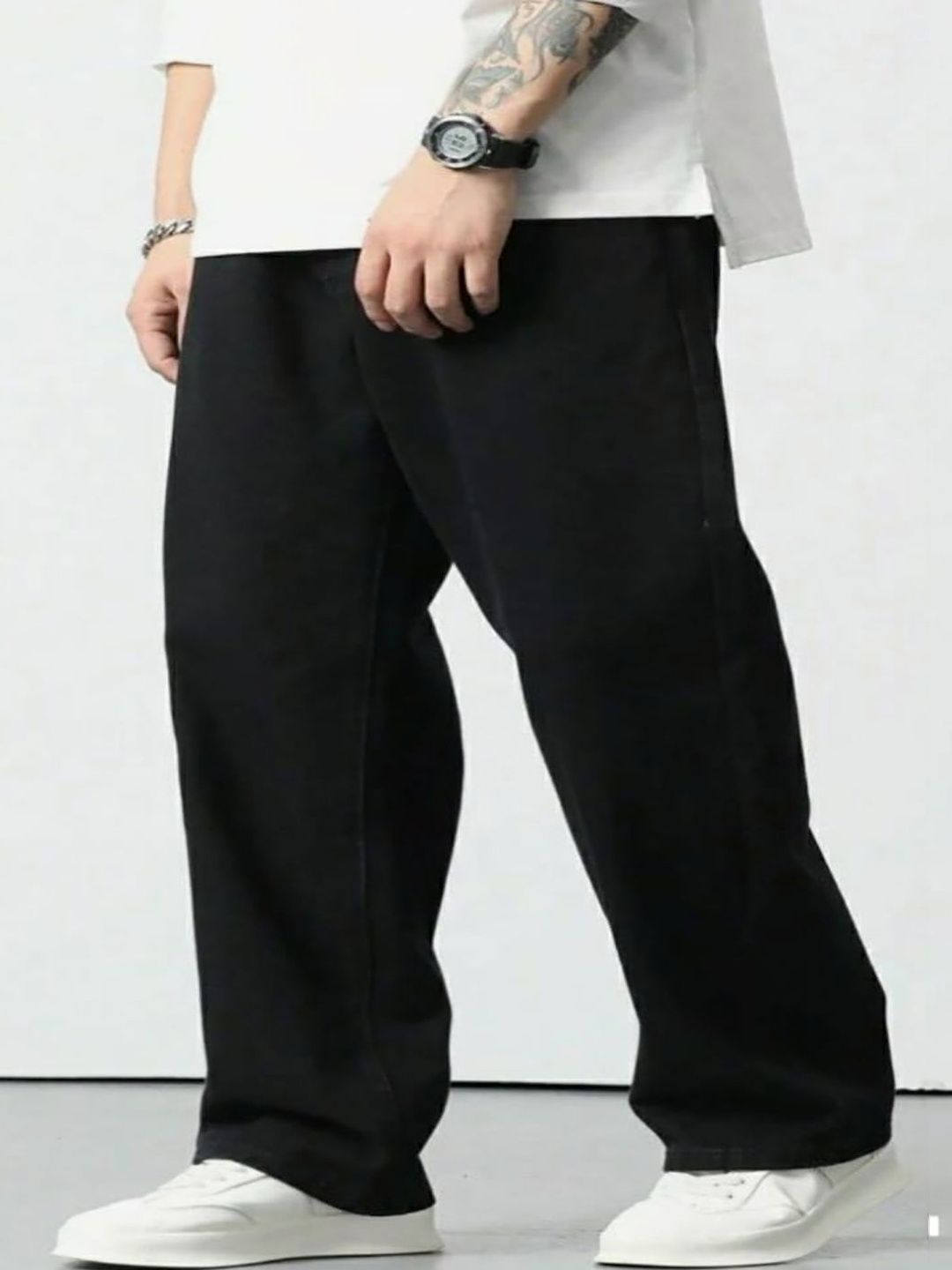UNITED DENIM Men Loose Mid-Rise Stretchable Jeans-picture-36