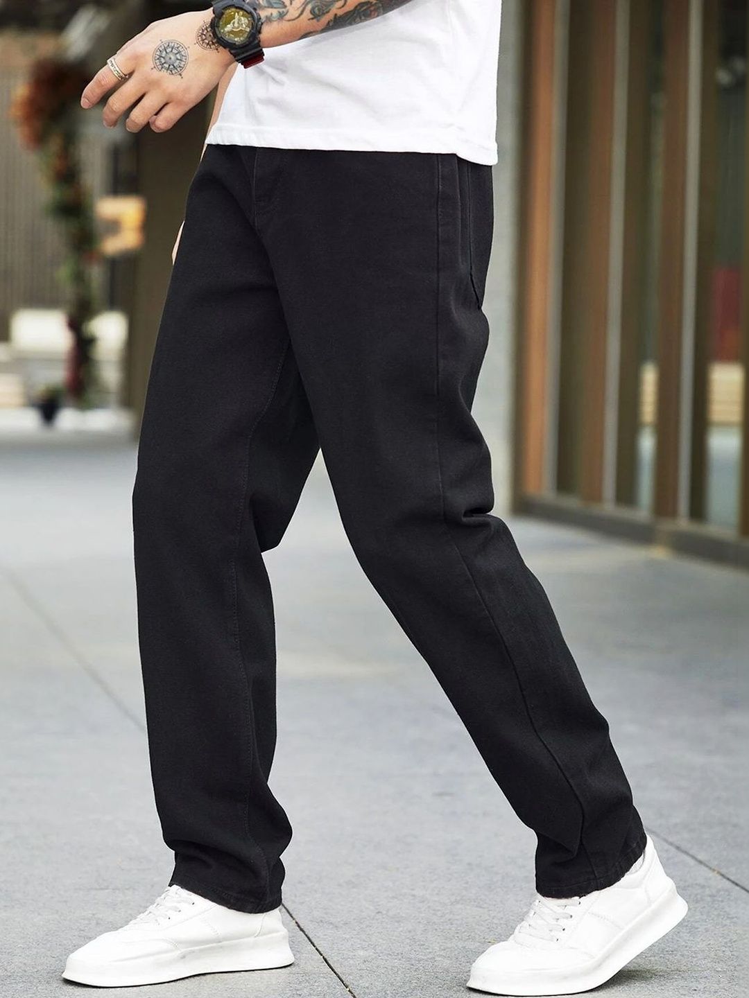 UNITED DENIM Men Loose Mid-Rise Stretchable Jeans-picture-35