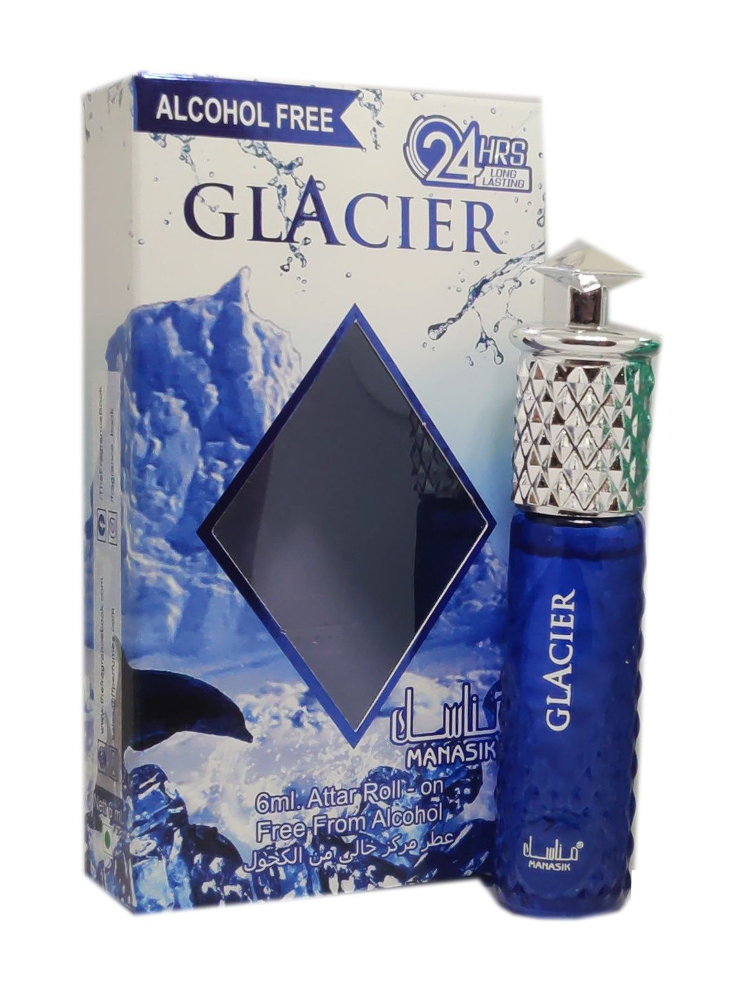 MANASIK Glacier Alcohol-Free Attar - 6 ml-image-30