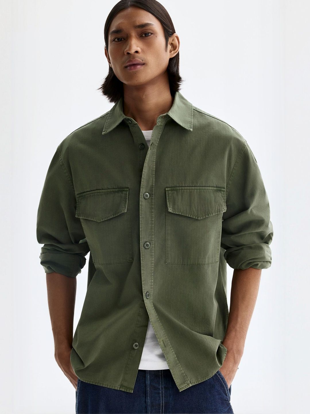 H&M Regular Fit Utility shirt-picture-41