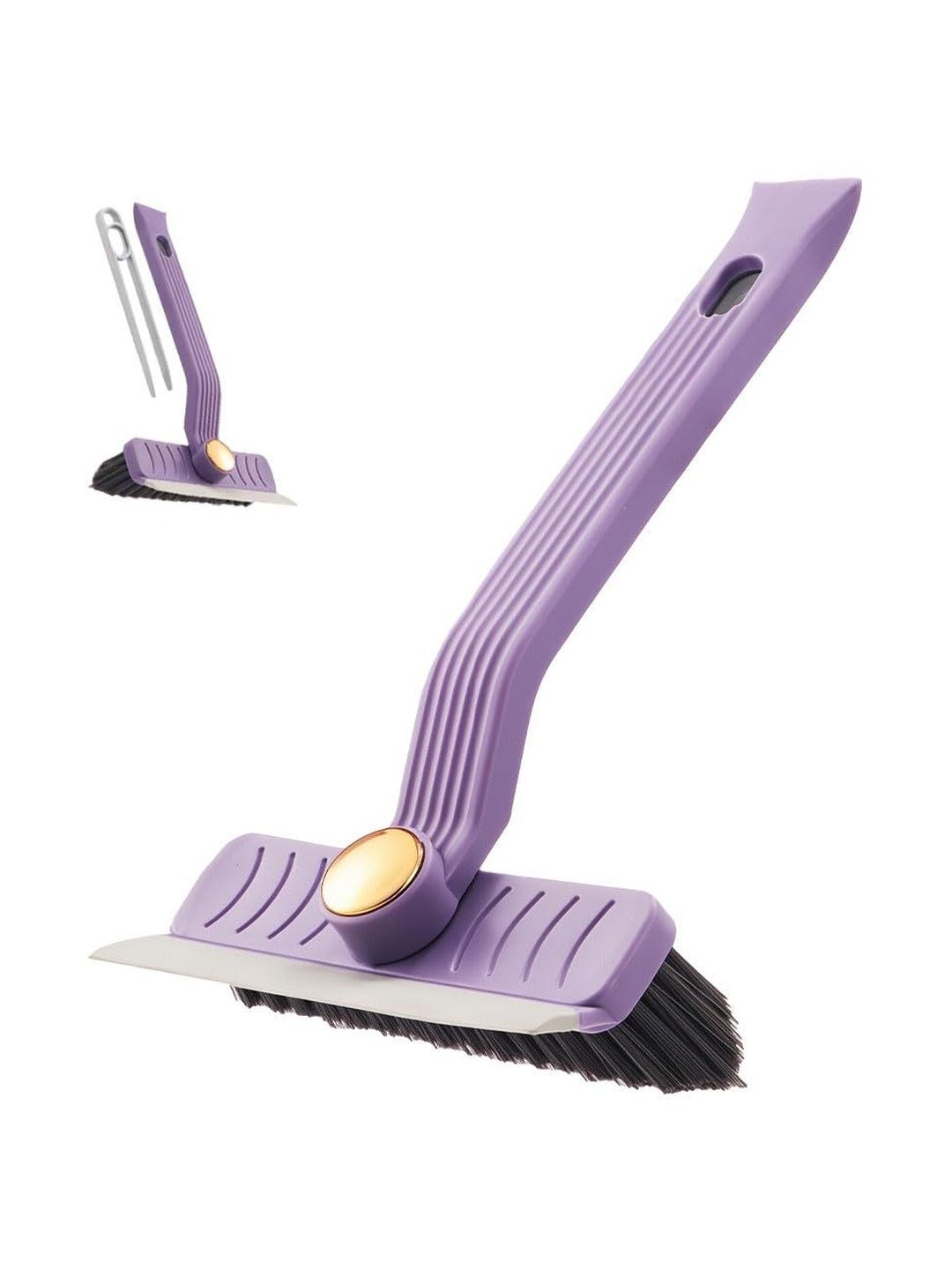HASTHIP Purple & Lavender Solid Plastic Toilet Brush Holder-image-47