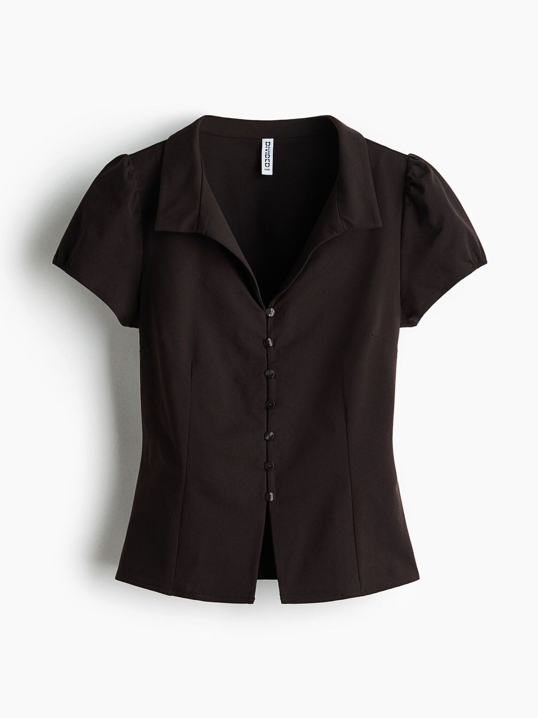 H&M Collared Button-Front Top
