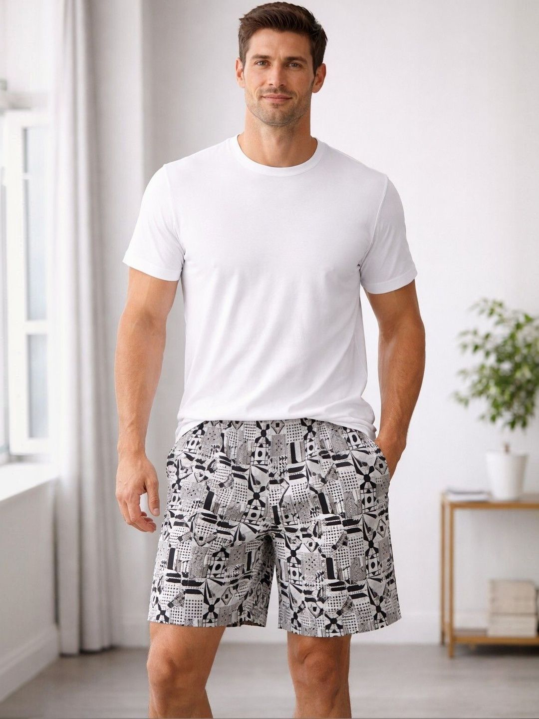 Mast & Harbour Pack Of 2 Printed Pure Cotton Boxers-picture-32