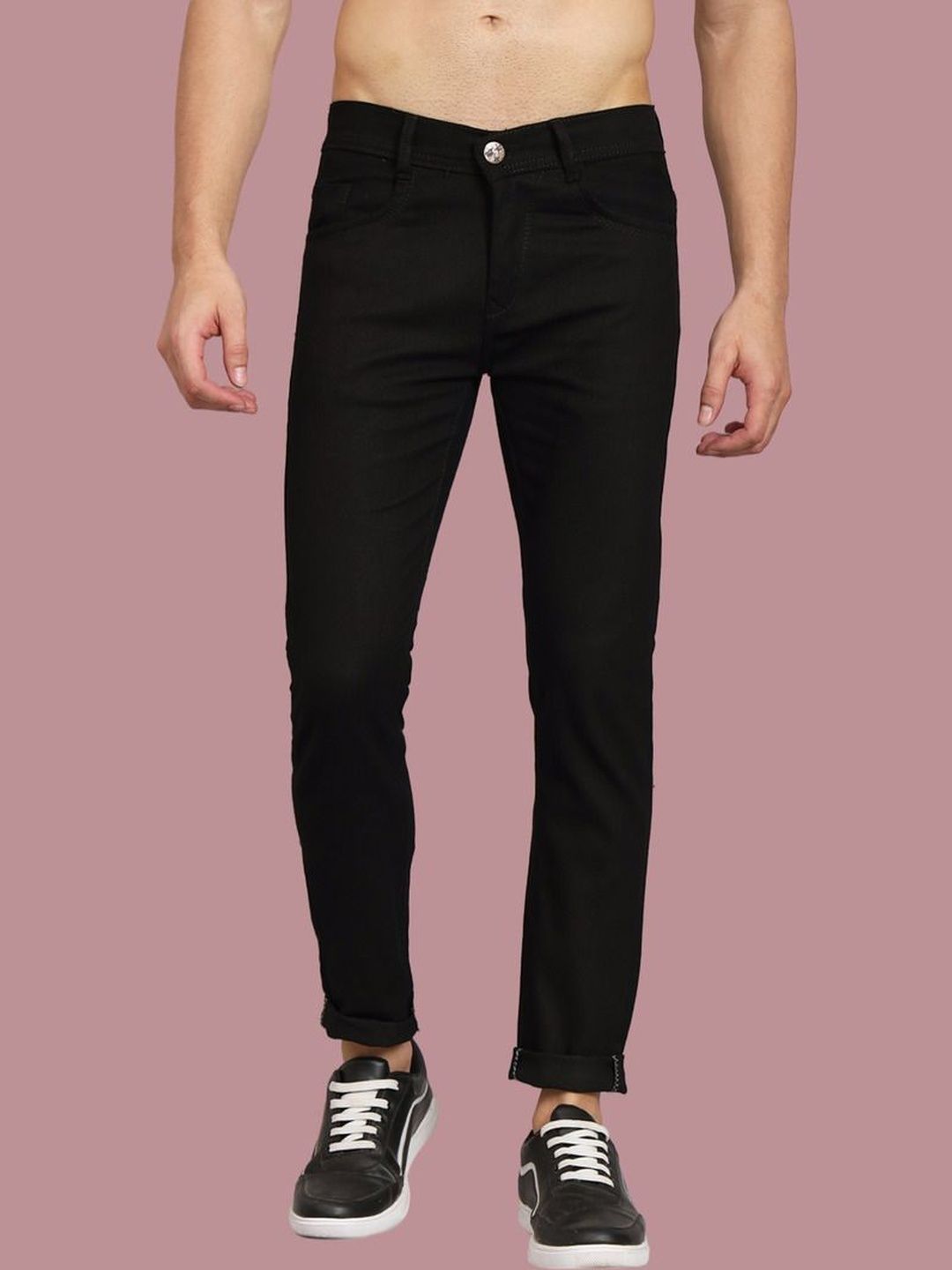 Metronaut Men Classic Regular Fit Mid-Rise Stretchable Jeans-picture-53