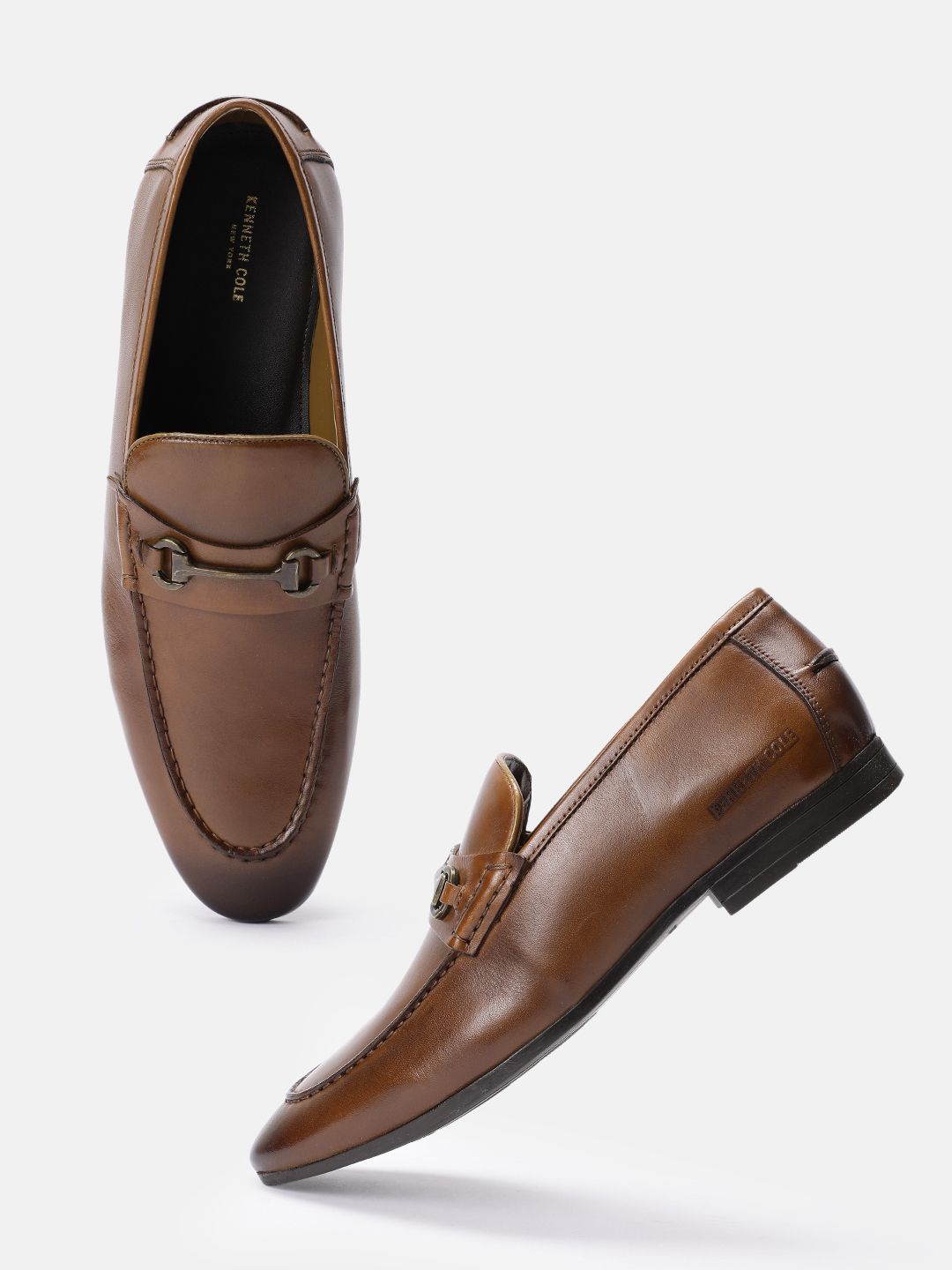 Kenneth Cole Men Leather Horsebit Formal Loafers-picture-28