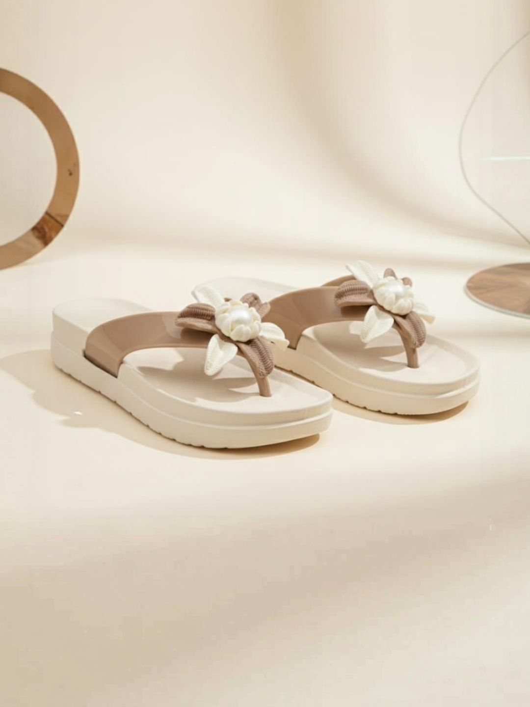 Shozie Girls Embellished Thong Flip-Flops-image-21