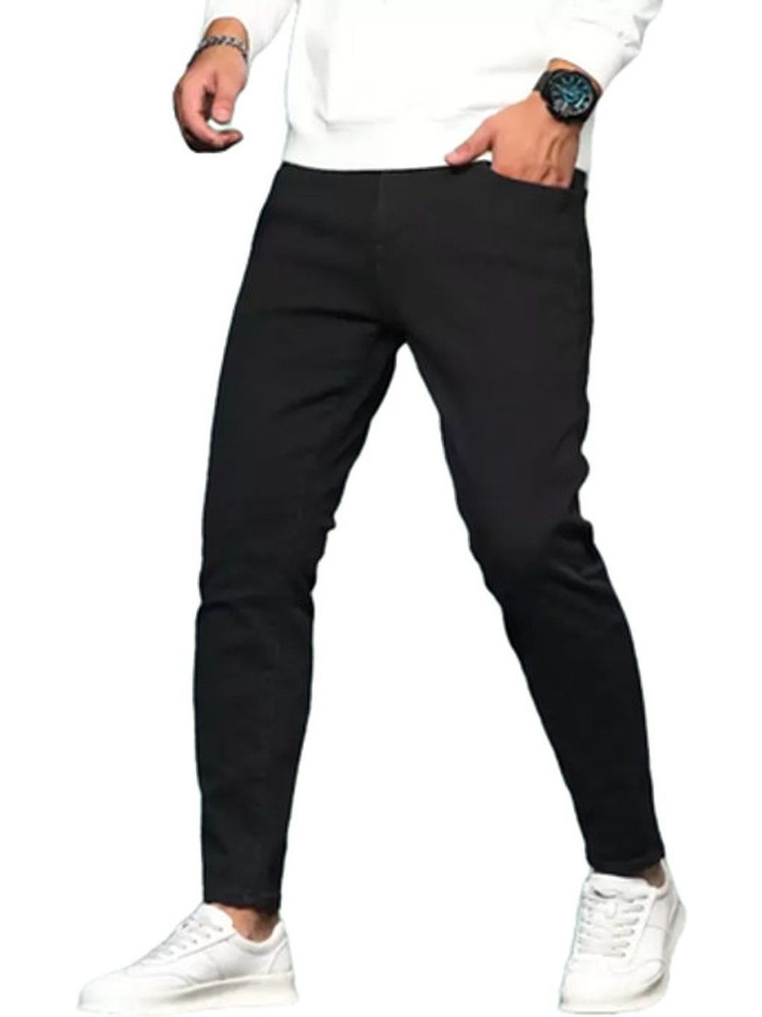 Metronaut Men Classic Regular Fit Mid-Rise Stretchable Jeans-picture-21
