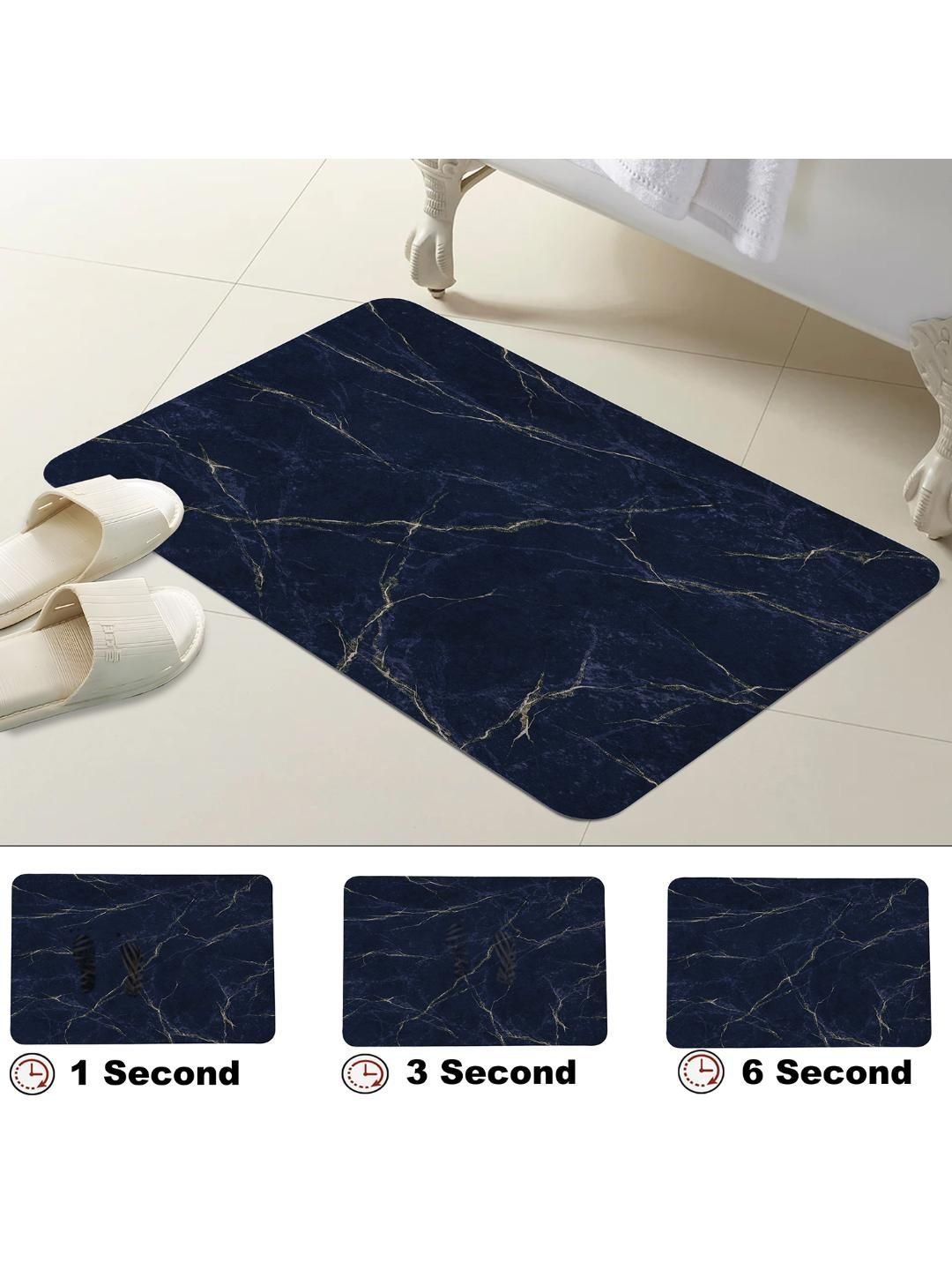 Aura NvayBlue Self Design Bath Rugs-picture-14