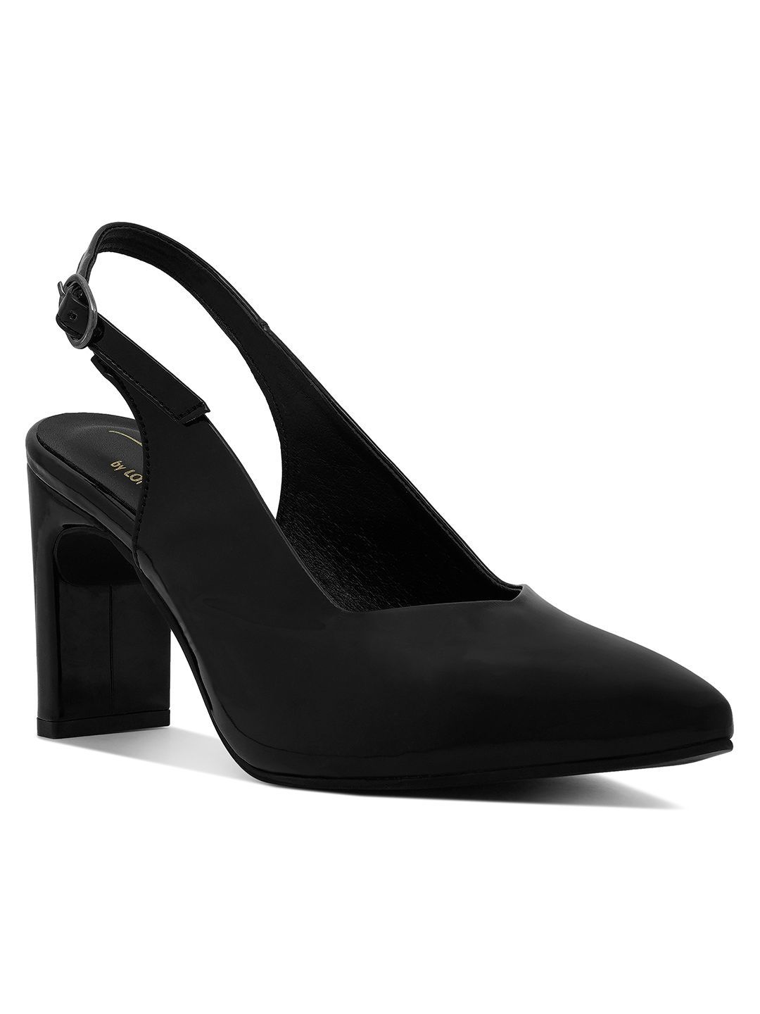 London Rag PU Work Block Pumps-picture-42