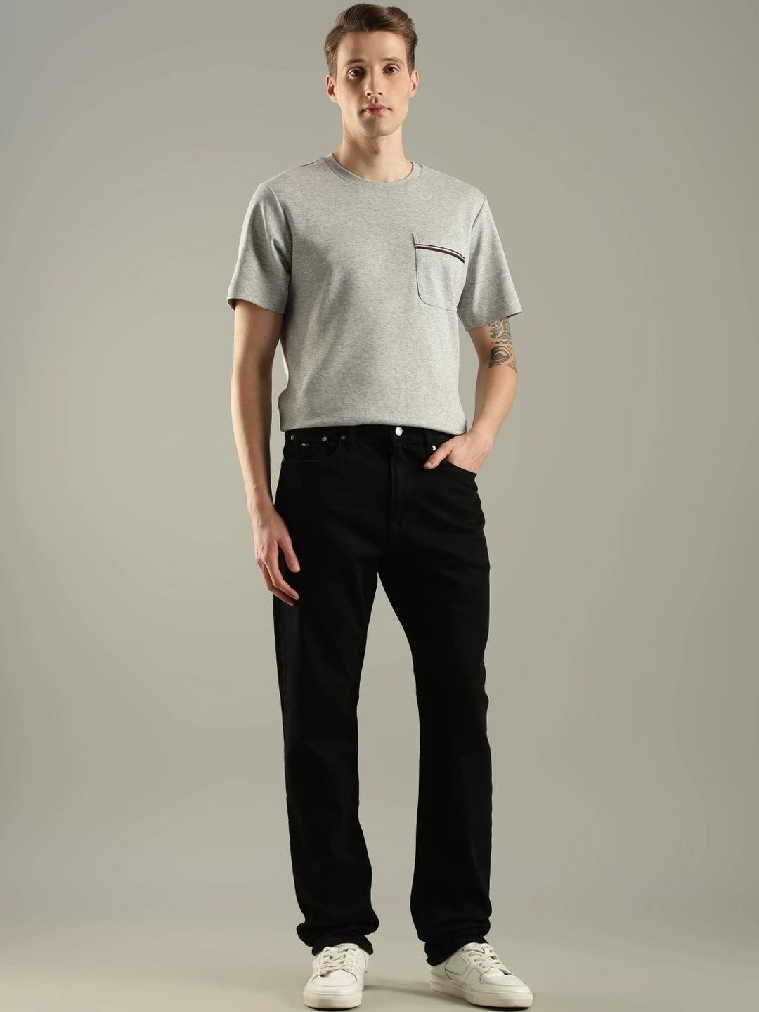 Tommy Hilfiger Men Slim Fit Mid-Rise Jeans-picture-27