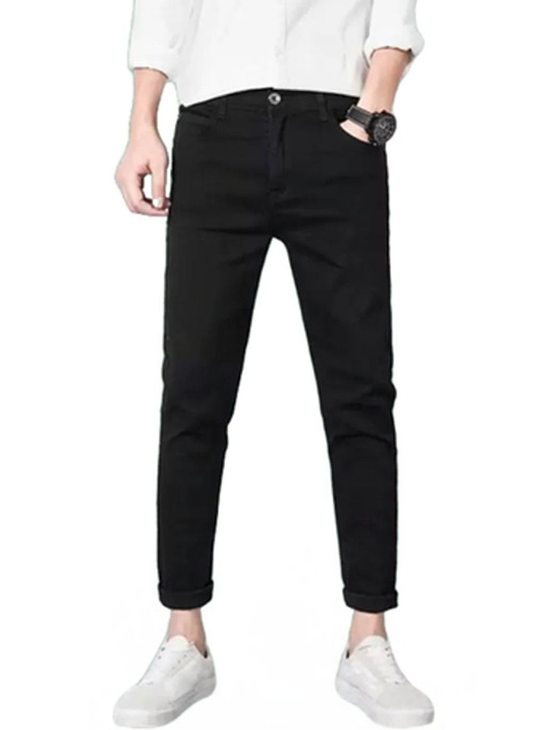 Metronaut Men Classic Regular Fit Mid-Rise Stretchable Jeans-picture-37