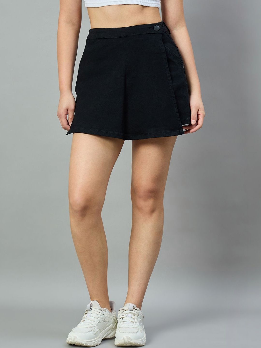 Style Quotient Cotton Mini Skorts-image-36