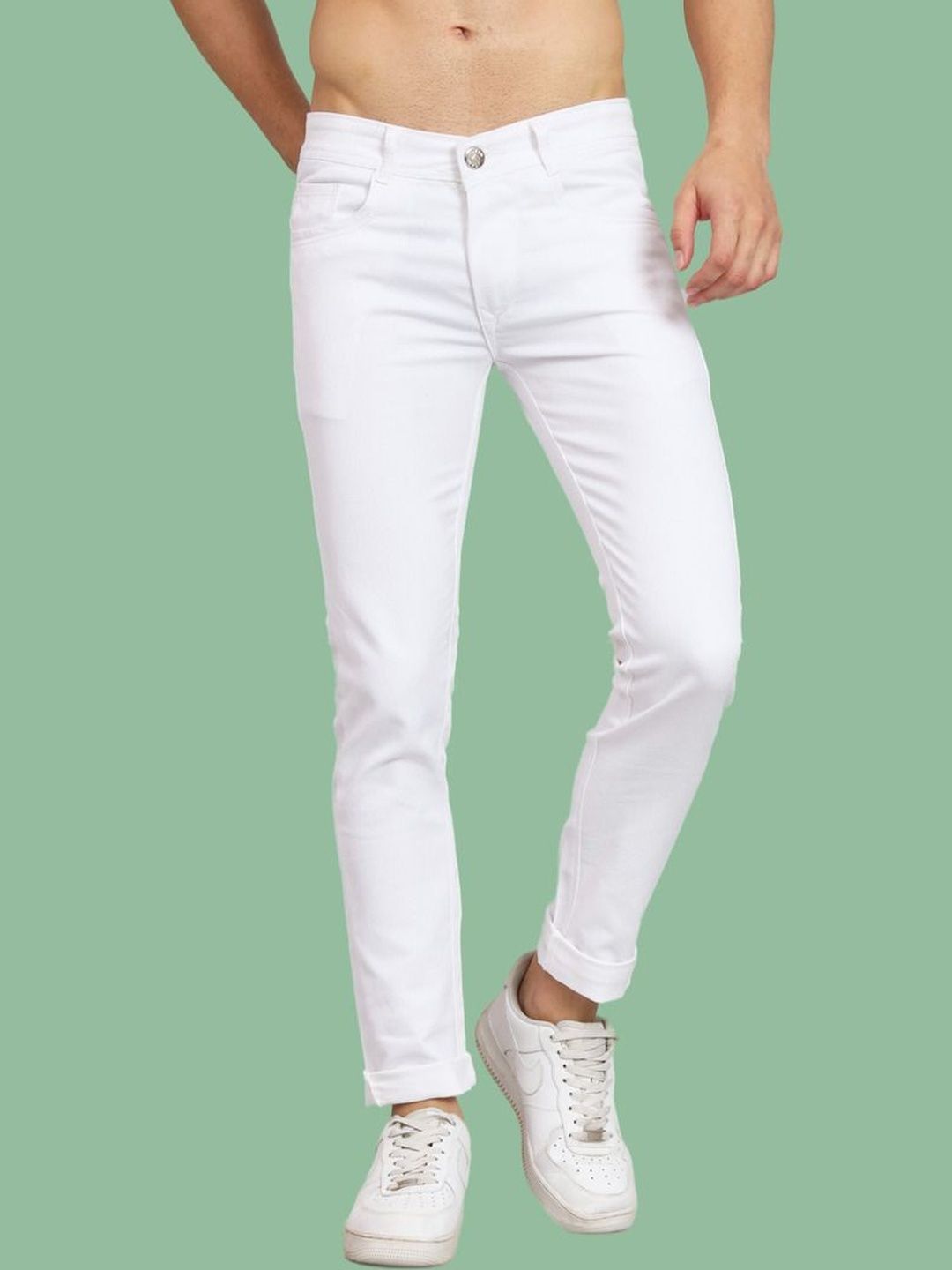 Metronaut Men Classic Regular Fit Mid-Rise Stretchable Jeans-picture-22