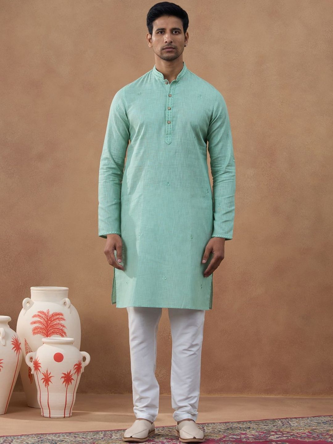 TheEthnic.Co Men Mirror Work Kurta-picture-33