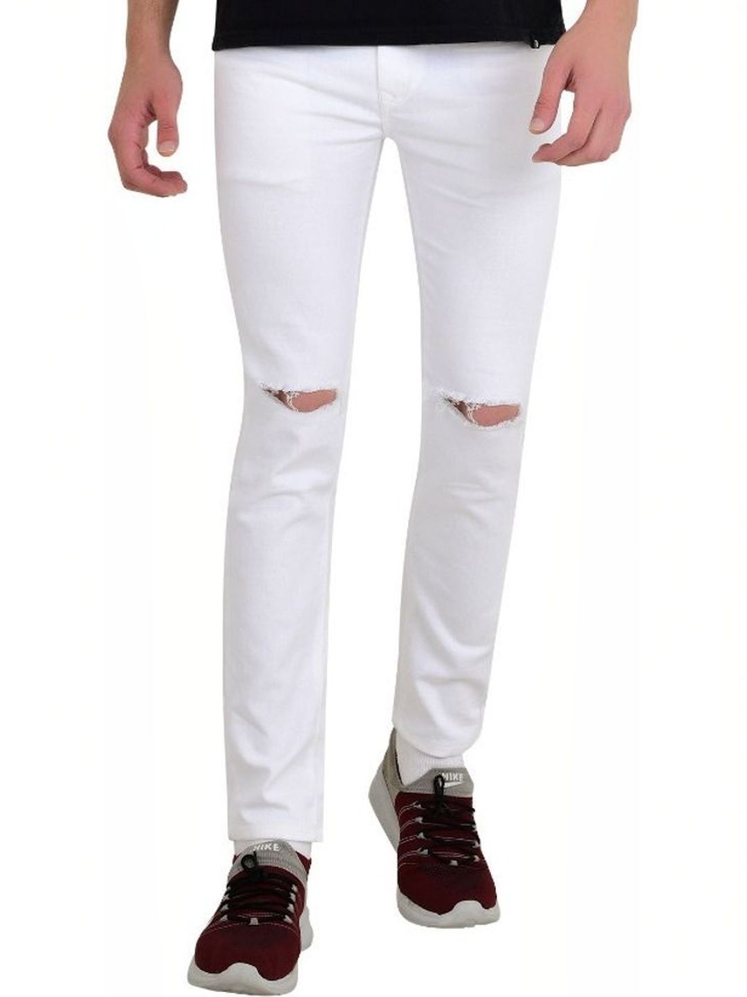 Metronaut Men Classic Regular Fit Mid-Rise Highly Distressed Stretchable Jeans-picture-29