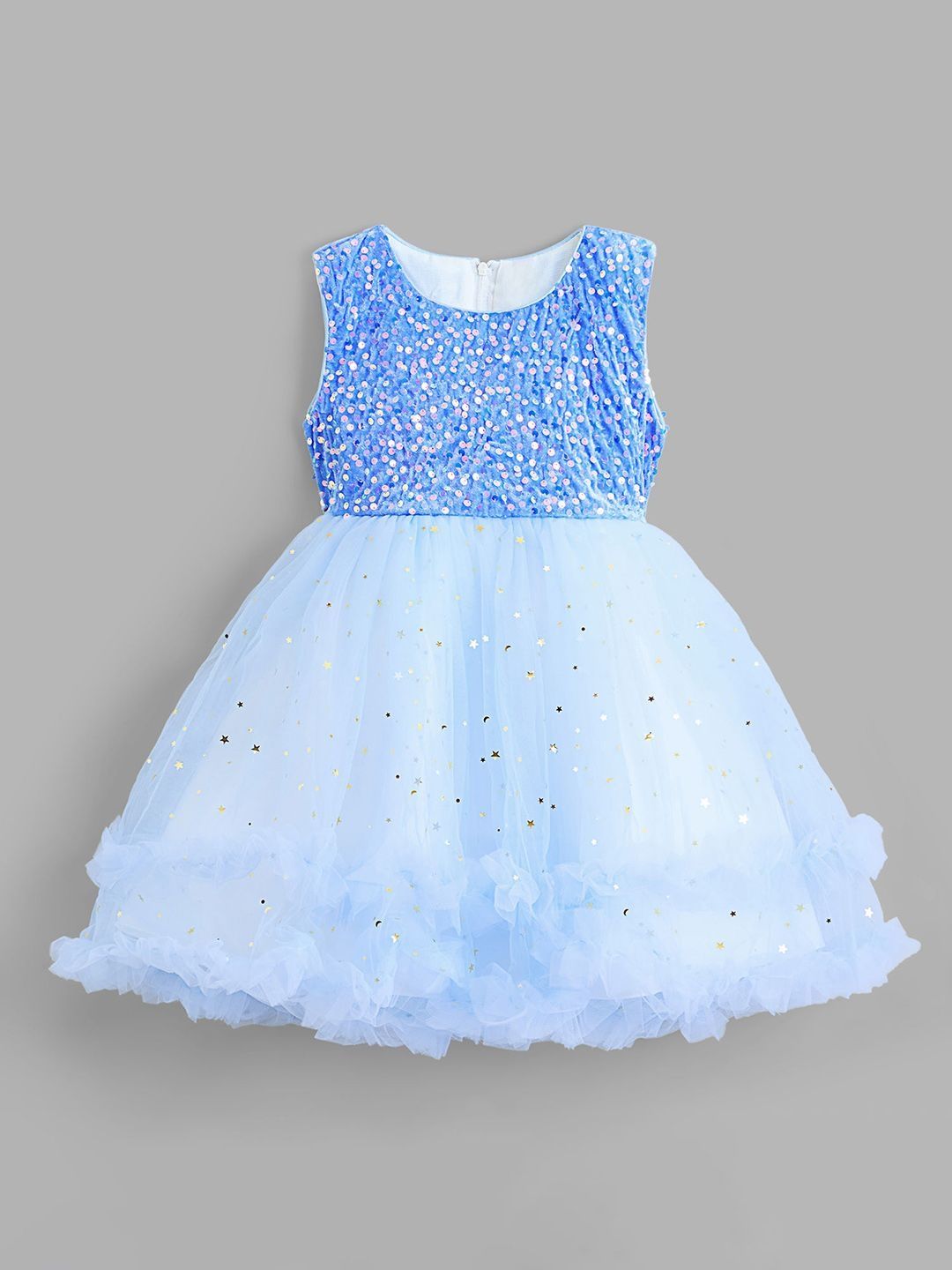 Hopscotch Embellished Fit & Flare Dress-picture-12