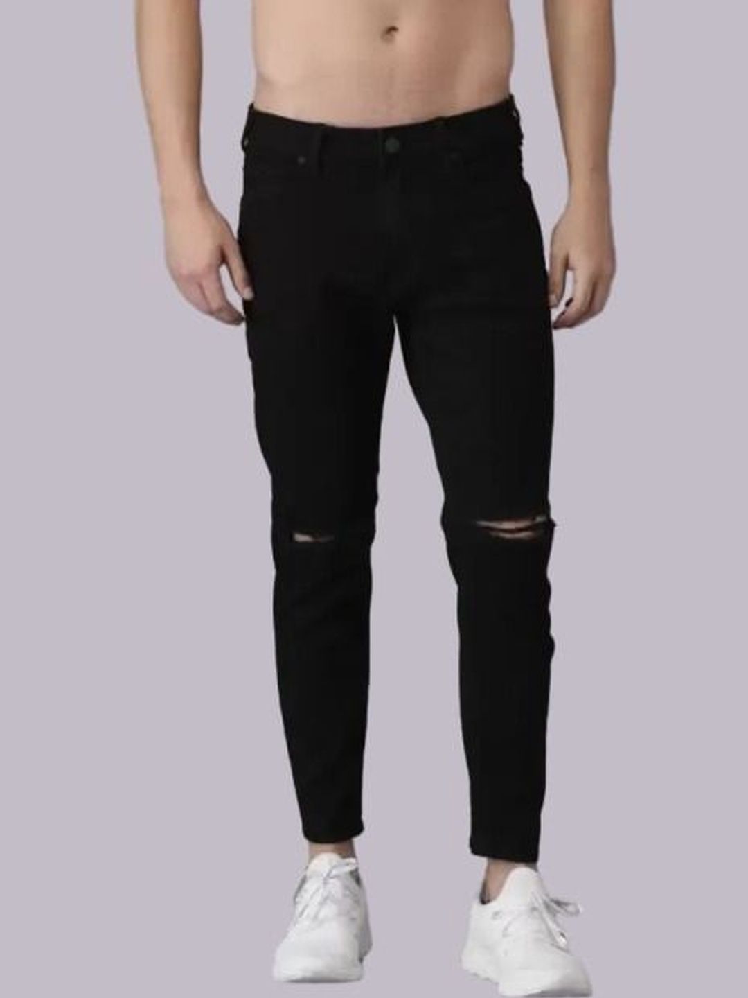 Metronaut Men Classic Regular Fit Mid-Rise Highly Distressed Stretchable Jeans-picture-37