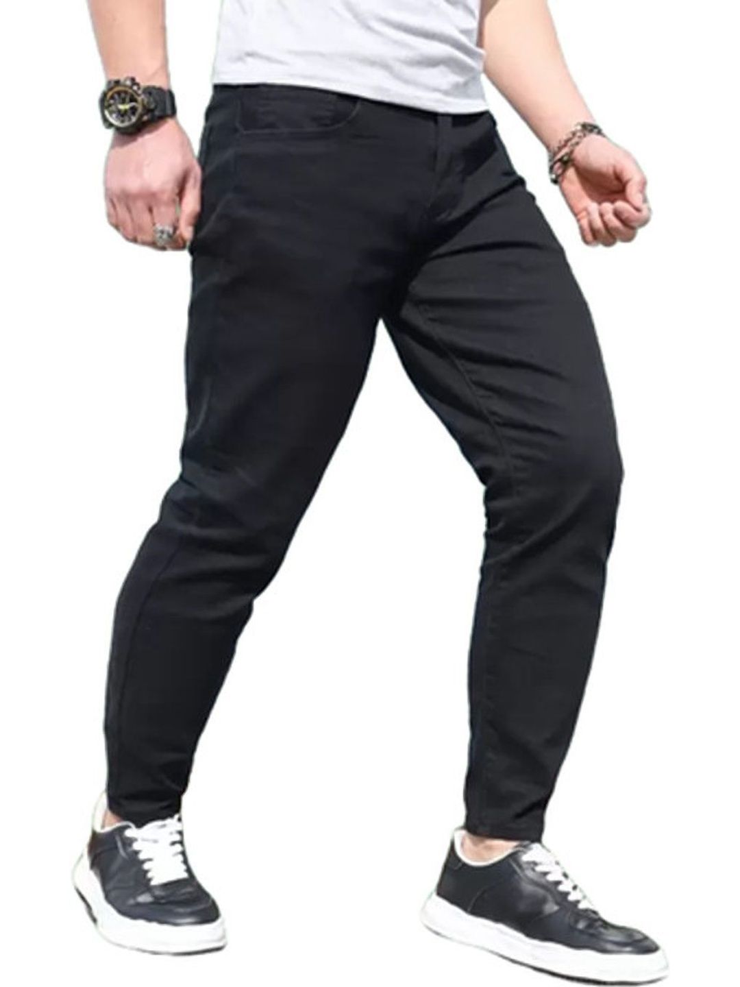 Metronaut Men Classic Regular Fit Mid-Rise Stretchable Jeans-picture-17