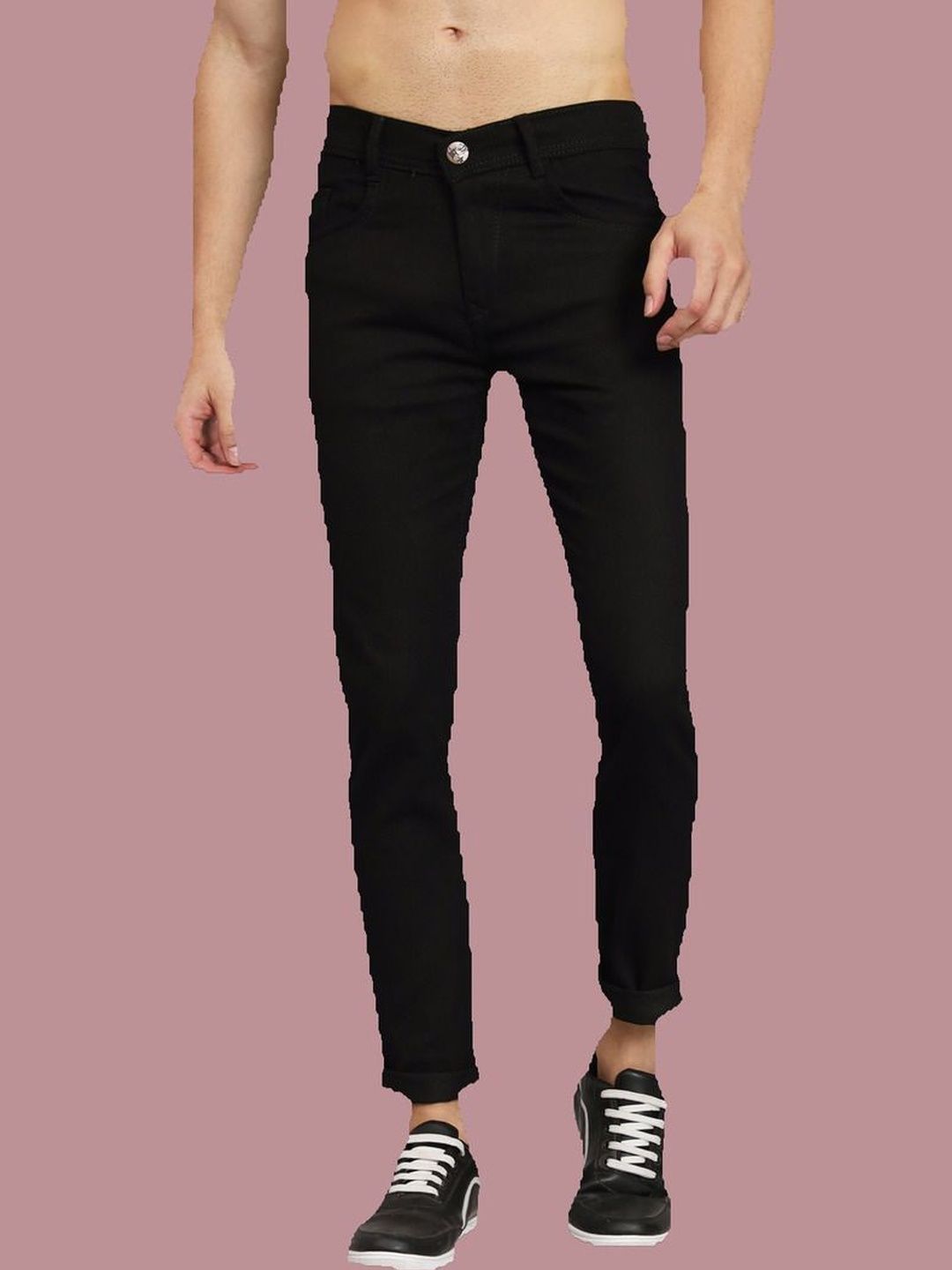 Metronaut Men Classic Regular Fit Mid-Rise Stretchable Jeans-picture-24