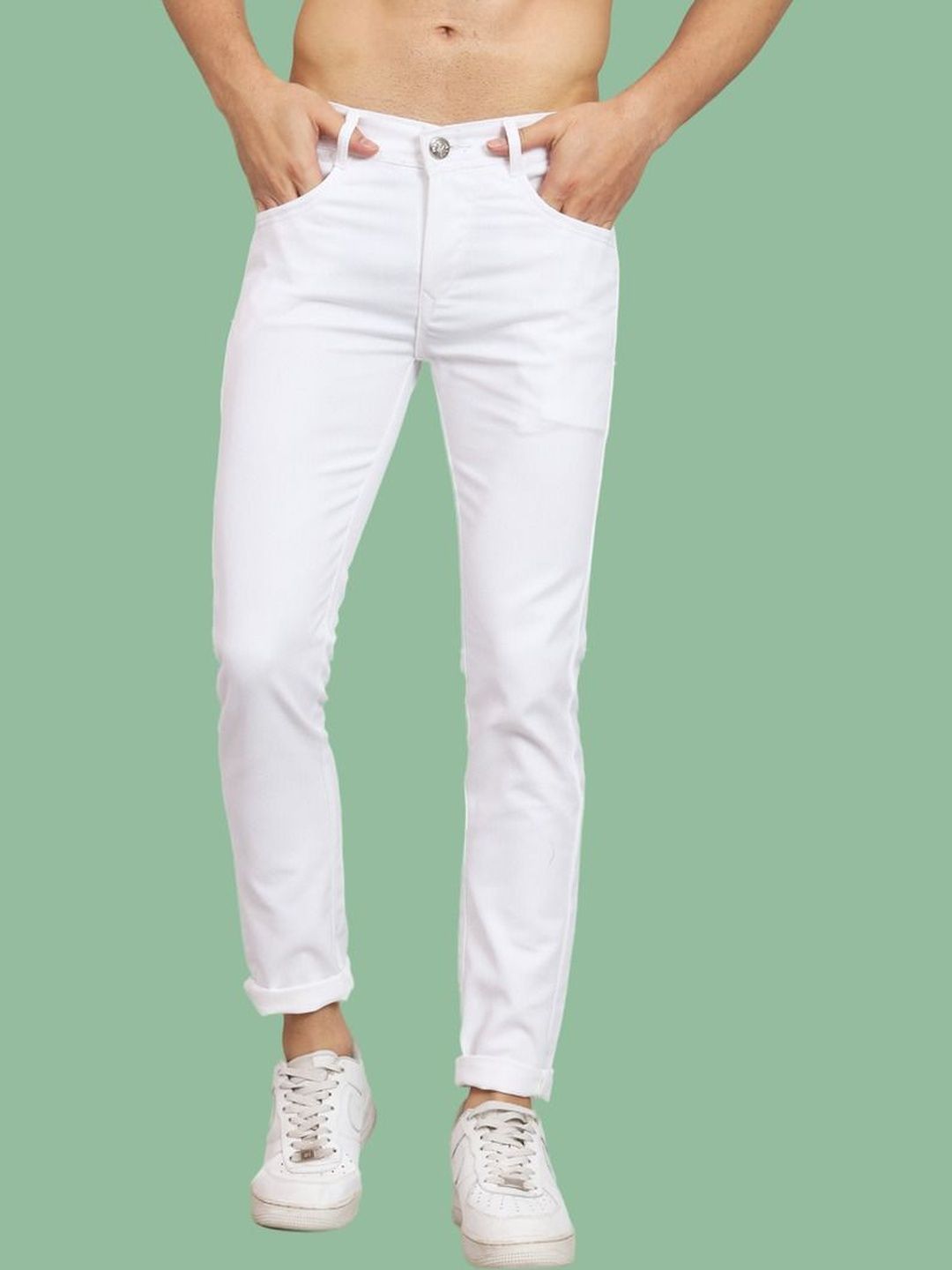 Metronaut Men Classic Regular Fit Mid-Rise Stretchable Jeans-picture-47