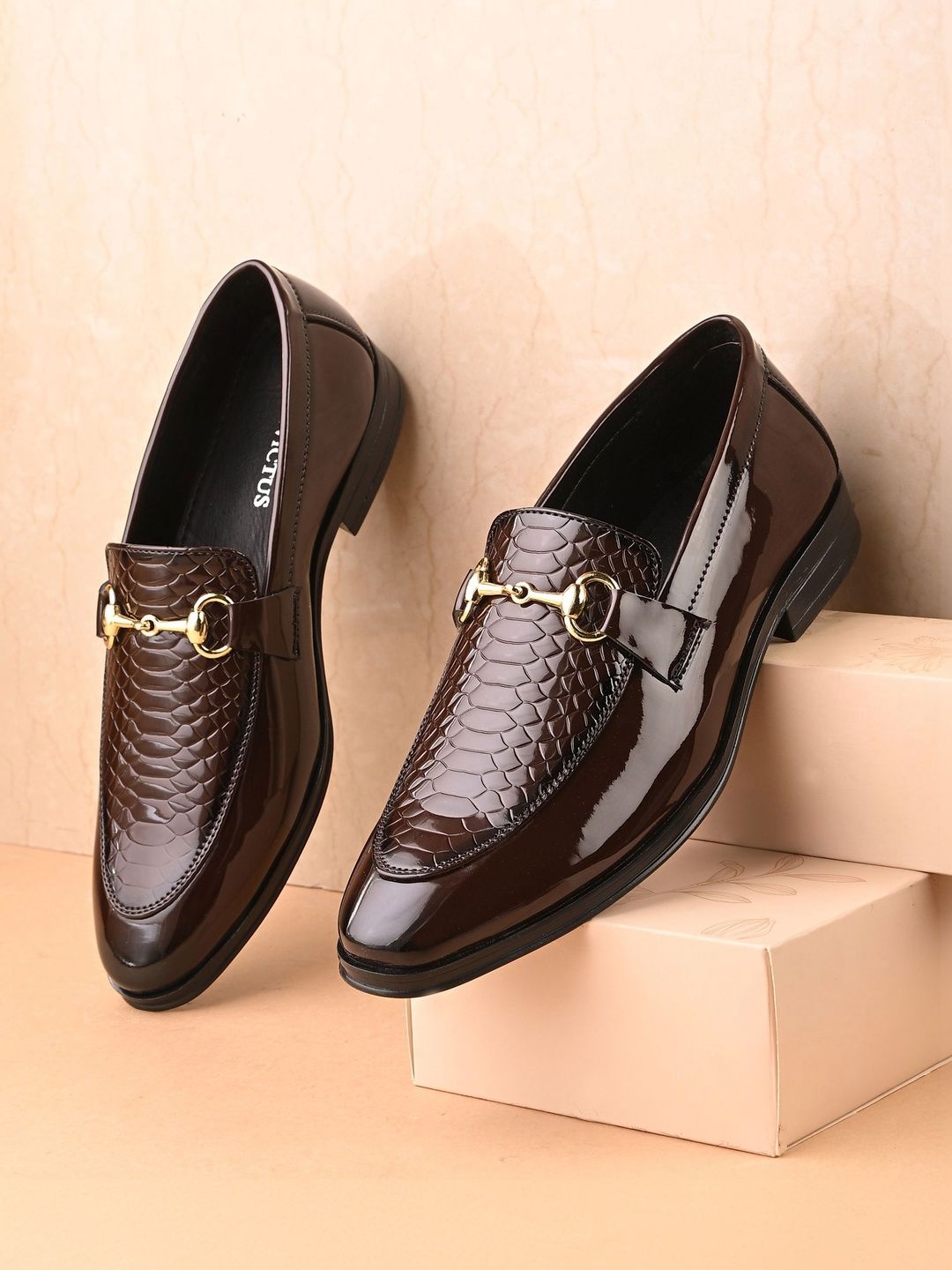 INVICTUS Round Toe Slip-On Loafers Formal Shoes-picture-39