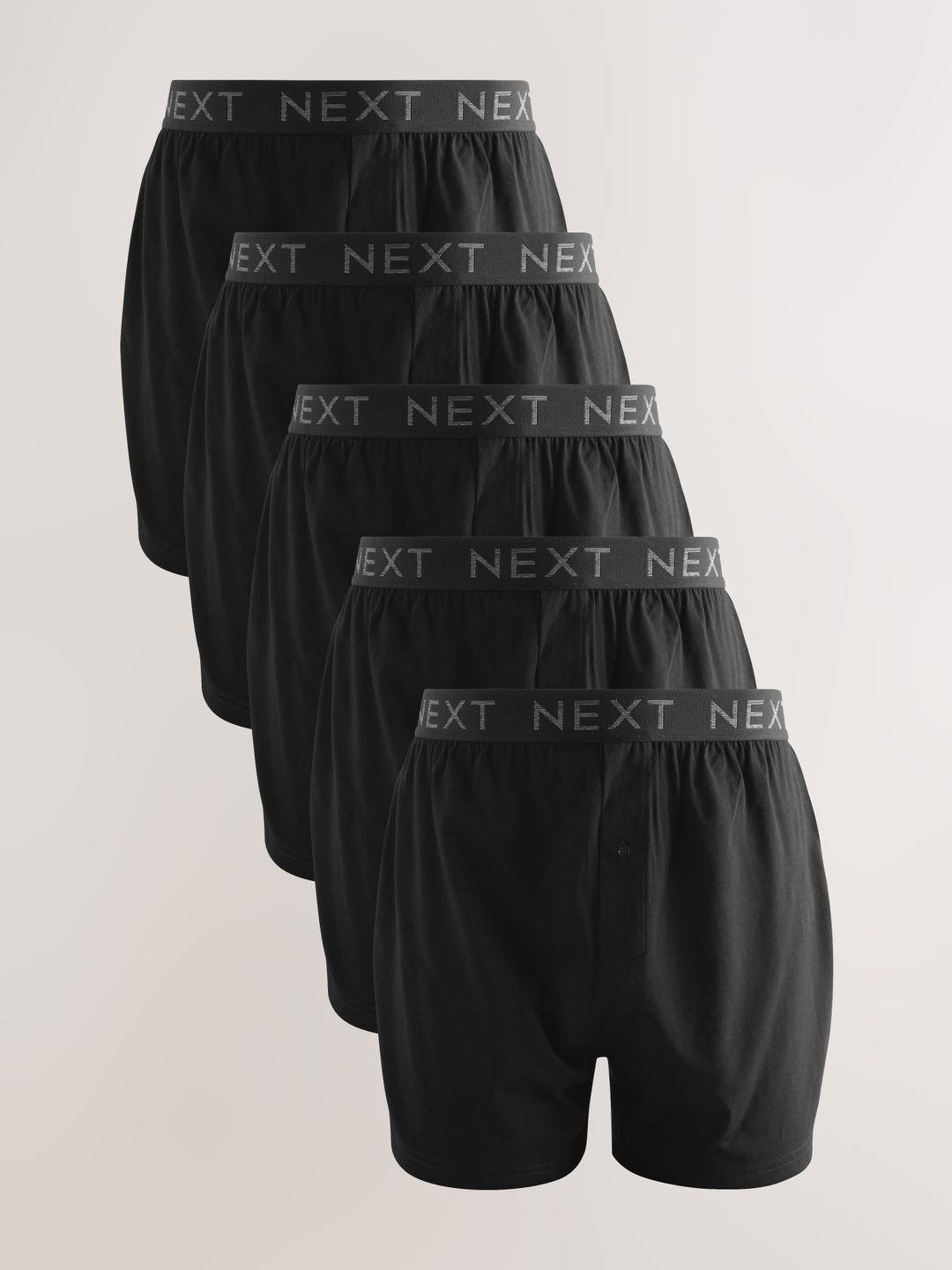 NEXT Men Pack of 5 Pure Cotton Loose Boxers-picture-30