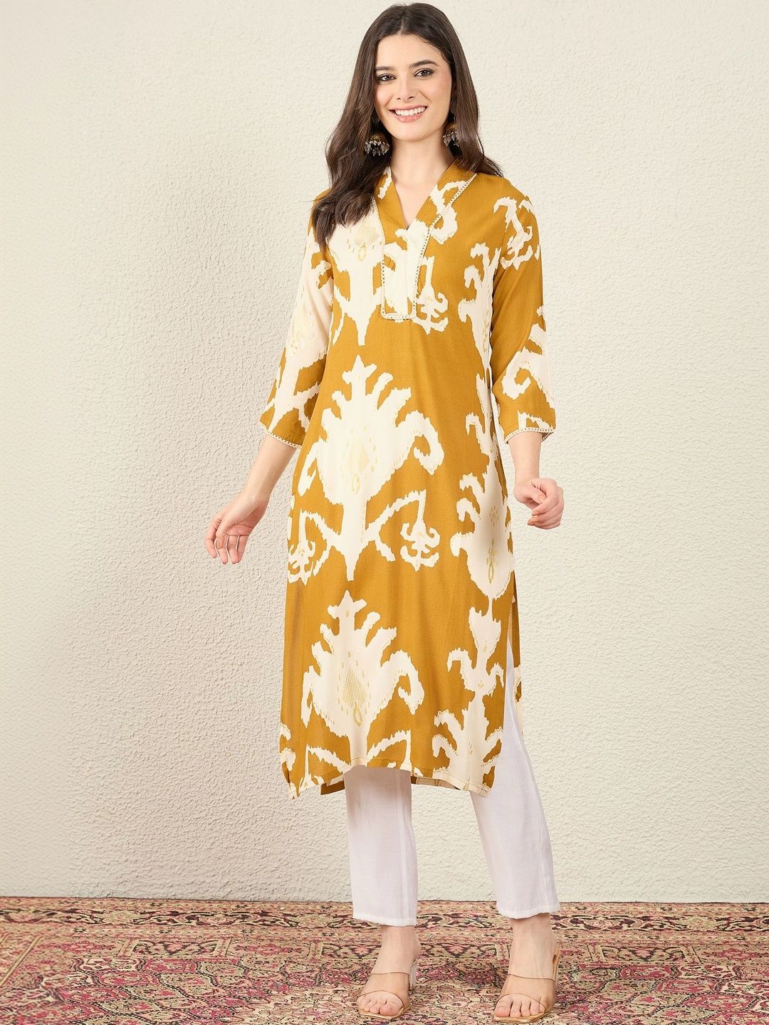 Anouk Women Ethnic Motifs Printed Kurta-image-26
