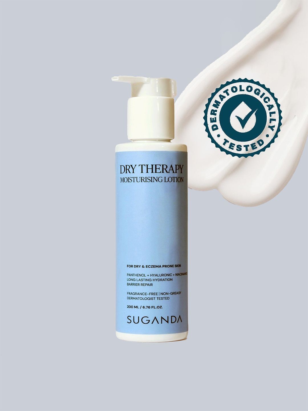 SUGANDA SKINCARE Dry Therapy Moisturizing Lotion For Dry & Eczema-Prone Skin - 200 ml-image-12